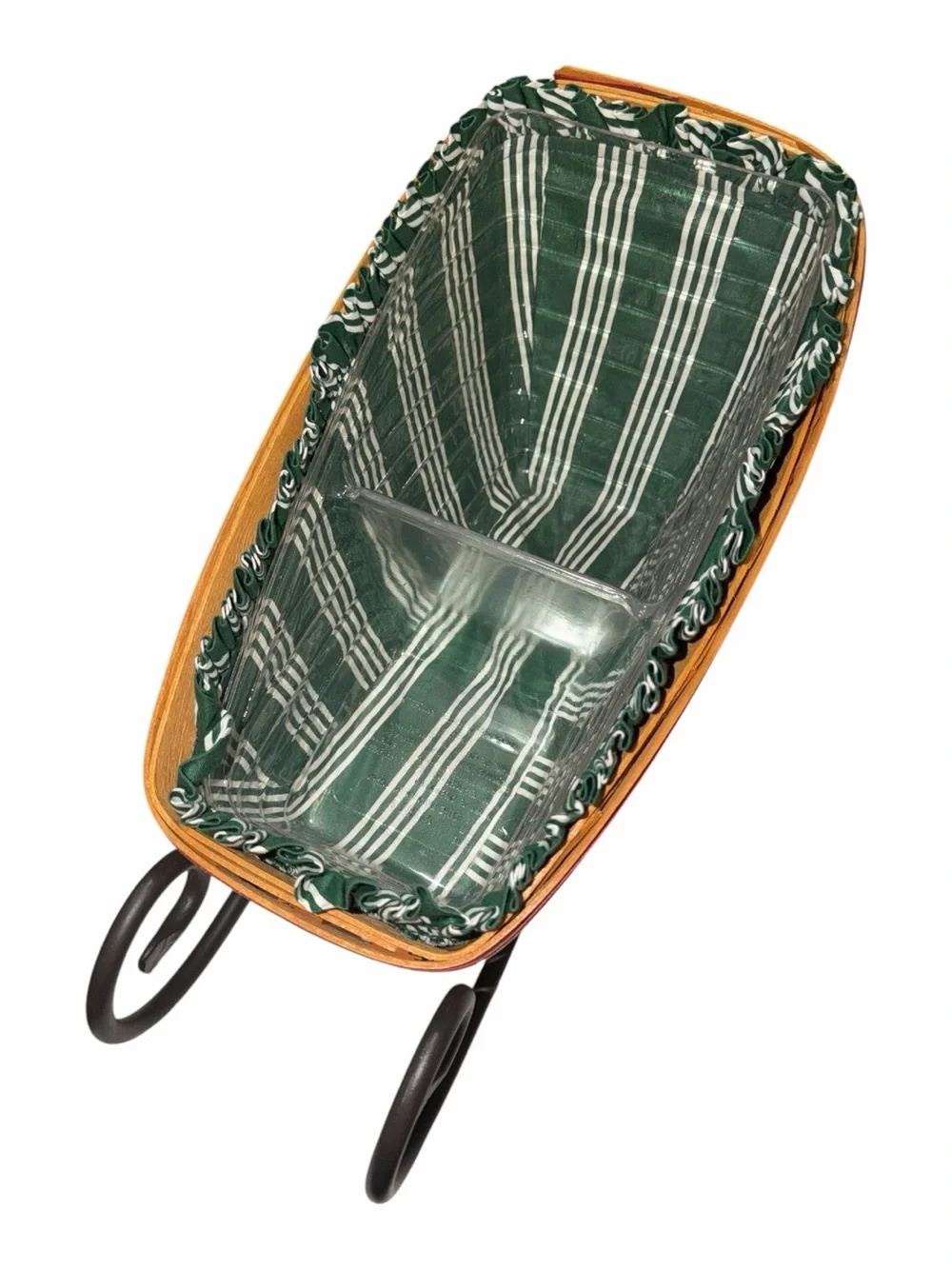 Longaberger Sled Basket Set of 3- small, medium, & large